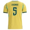 Brasilien Casemiro 5 Matchtröjor Hemma Fotbollströja VM 2026