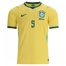Brasilien Casemiro 5 Matchtröjor Hemma Fotbollströja VM 2026