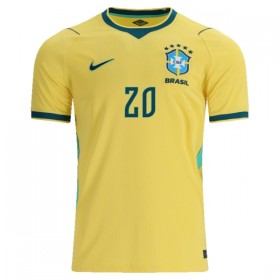 Brasilien Estevao 20 Matchtröjor Hemma Fotbollströja VM 2026