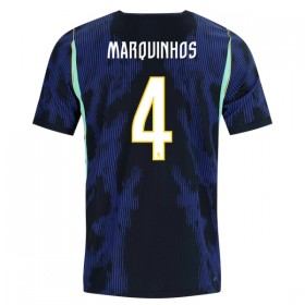 Brasilien Marquinhos 4 Matchtröjor Borta Fotbollströja VM 2026