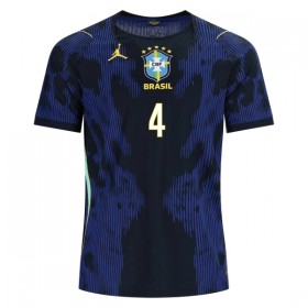Brasilien Marquinhos 4 Matchtröjor Borta Fotbollströja VM 2026