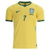 Brasilien Vini JR. 7 Matchtröjor Barn Hemma Fotbollströja VM 2026