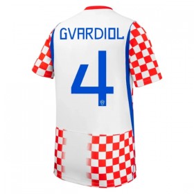 Kroatien Gvardiol 4 Matchtröjor Hemma Fotbollströja VM 2026