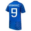 Kroatien Kramaric 9 Matchtröjor Borta Fotbollströja VM 2026 Kroatien Kramaric 9 Matchtröjor Borta Fotbollströja VM 2026