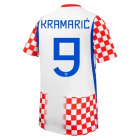 Kroatien Kramaric 9 Matchtröjor Hemma Fotbollströja VM 2026