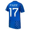 Kroatien P. Sucic 17 Matchtröjor Borta Fotbollströja VM 2026