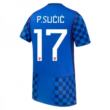 Kroatien P. Sucic 17 Matchtröjor Borta Fotbollströja VM 2026