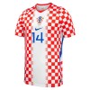 Kroatien Perišić 14 Matchtröjor Barn Hemma Fotbollströja VM 2026