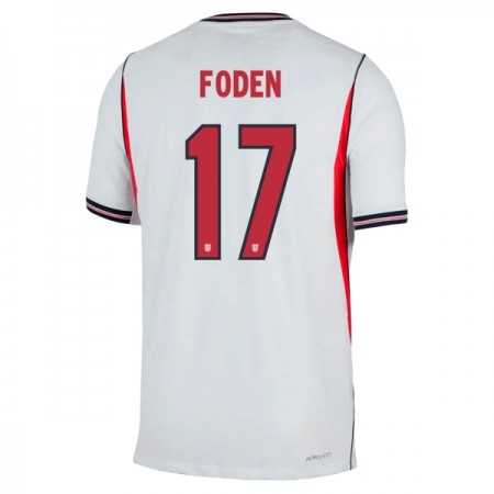 England Foden 17 Matchtröjor Hemma Fotbollströja VM 2026 England Foden 17 Matchtröjor Hemma Fotbollströja VM 2026