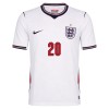 England Palmer 20 Matchtröjor Hemma Fotbollströja VM 2026