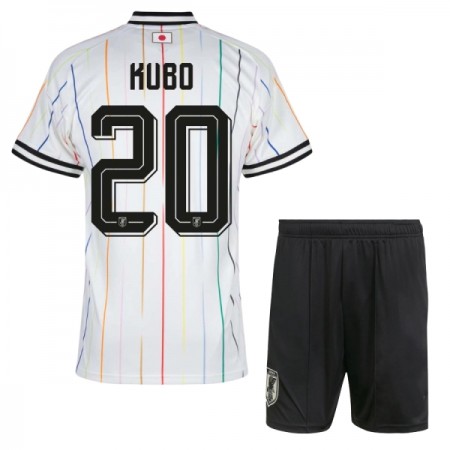 Japan Kubo 20 Matchtröjor Barn Borta Fotbollströja VM 2026
