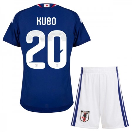 Japan Kubo 20 Matchtröjor Barn Hemma Fotbollströja VM 2026