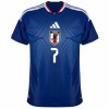 Japan Mitoma 7 Matchtröjor Hemma Fotbollströja VM 2026