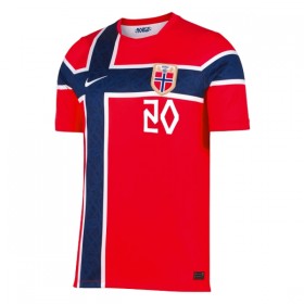 Norge Nusa 20 Matchtröjor Barn Hemma Fotbollströja VM 2026
