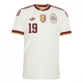 Spanien 2 Stars Lamine Yamal 19 Matchtröjor Barn Borta Fotbollströja VM 2026