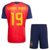Spanien 2 Stars Lamine Yamal 19 Matchtröjor Barn Hemma Fotbollströja VM 2026 Spanien 2 Stars Lamine Yamal 19 Matchtröjor Barn Hemma Fotbollströja VM 2026
