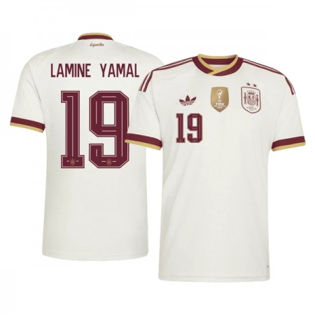 Spanien 2 Stars Lamine Yamal 19 Matchtröjor Borta Fotbollströja VM 2026