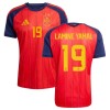 Spanien 2 Stars Lamine Yamal 19 Matchtröjor Hemma Fotbollströja VM 2026