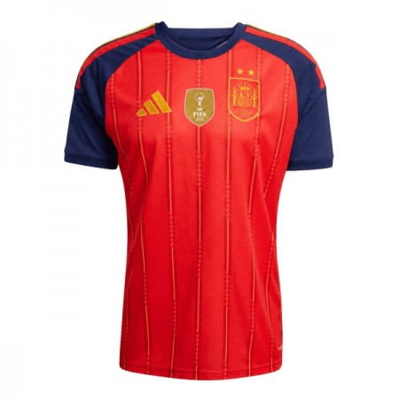 Spanien 2 Stars Matchtröjor Hemma Fotbollströja VM 2026
