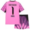 Borussia Dortmund Kobel 1 Matchtröjor Målvakt Barn Borta Fotbollströja 2026-27 Rosa Borussia Dortmund Kobel 1 Matchtröjor Målvakt Barn Borta Fotbollströja 2026-27 Rosa