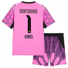 Borussia Dortmund Kobel 1 Matchtröjor Målvakt Barn Borta Fotbollströja 2026-27 Rosa