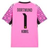 Borussia Dortmund Kobel 1 Matchtröjor Målvakt Borta Fotbollströja 2026-27 Rosa Borussia Dortmund Kobel 1 Matchtröjor Målvakt Borta Fotbollströja 2026-27 Rosa