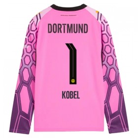 Borussia Dortmund Kobel 1 Matchtröjor Målvakt Borta Fotbollströja 2026-27 Rosa Långärmad