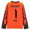 Borussia Dortmund Kobel 1 Matchtröjor Målvakt Hemma Fotbollströja 2026-27 Orange Långärmad Borussia Dortmund Kobel 1 Matchtröjor Målvakt Hemma Fotbollströja 2026-27 Orange Långärmad