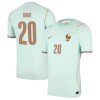 Frankrike Desire Doue 20 Matchtröjor Borta Fotbollströja VM 2026