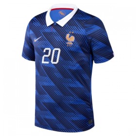 Frankrike Desire Doue 20 Matchtröjor Hemma Fotbollströja VM 2026