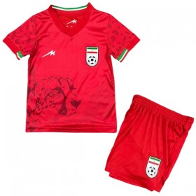 Iran Matchtröjor Barn Borta Fotbollströja VM 2026