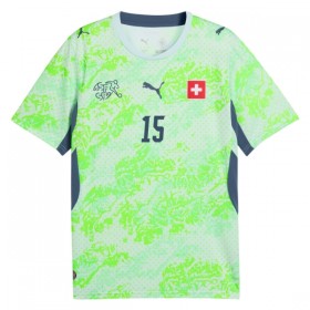 Schweiz Djibril Sow 15 Matchtröjor Borta Fotbollströja VM 2026