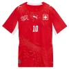 Schweiz Granit Xhaka 10 Matchtröjor Hemma Fotbollströja VM 2026