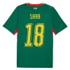 Senegal Sarr 18 Matchtröjor Borta Fotbollströja VM 2026 Senegal Sarr 18 Matchtröjor Borta Fotbollströja VM 2026