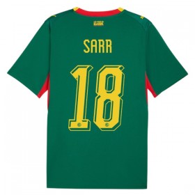 Senegal Sarr 18 Matchtröjor Borta Fotbollströja VM 2026