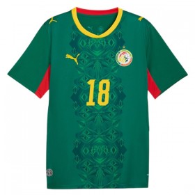 Senegal Sarr 18 Matchtröjor Borta Fotbollströja VM 2026