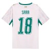 Senegal Sarr 18 Matchtröjor Hemma Fotbollströja VM 2026 Senegal Sarr 18 Matchtröjor Hemma Fotbollströja VM 2026