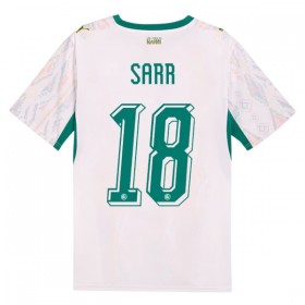 Senegal Sarr 18 Matchtröjor Hemma Fotbollströja VM 2026