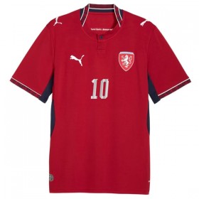 Tjeckien Schick 10 Matchtröjor Hemma Fotbollströja VM 2026