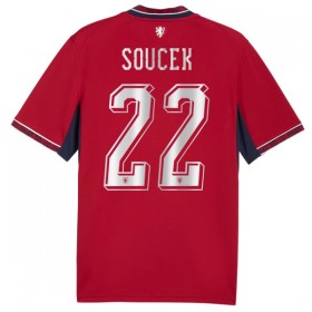 Tjeckien Soucek 22 Matchtröjor Hemma Fotbollströja VM 2026