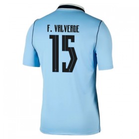 Uruguay Federico Valverde 15 Matchtröjor Hemma Fotbollströja VM 2026