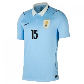 Uruguay Federico Valverde 15 Matchtröjor Hemma Fotbollströja VM 2026