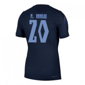 Uruguay Maximiliano Araujo 20 Matchtröjor Borta Fotbollströja VM 2026