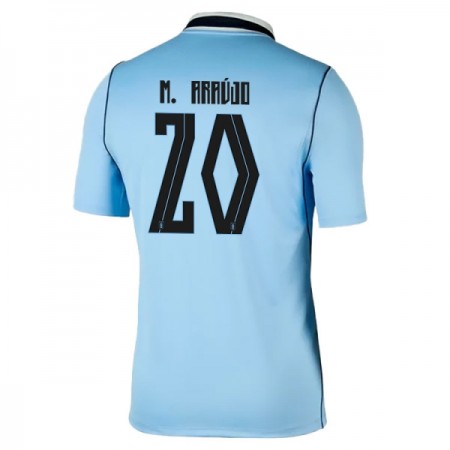 Uruguay Maximiliano Araujo 20 Matchtröjor Hemma Fotbollströja VM 2026