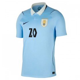 Uruguay Maximiliano Araujo 20 Matchtröjor Hemma Fotbollströja VM 2026