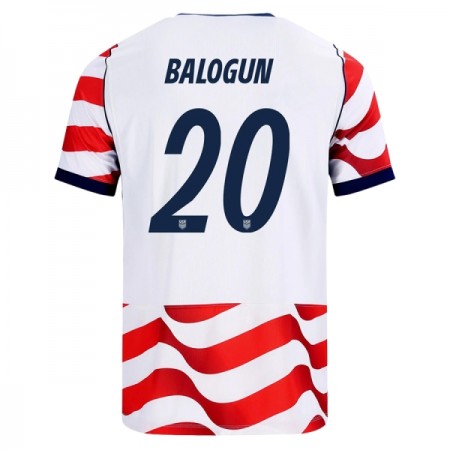 USA Balogun 20 Matchtröjor Hemma Fotbollströja VM 2026