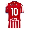 Atlético Madrid Alex B. 10 Matchtröjor Hemma Fotbollströja 2026-27 Atlético Madrid Alex B. 10 Matchtröjor Hemma Fotbollströja 2026-27