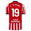 Atlético Madrid J. Alvarez 19 Matchtröjor Hemma Fotbollströja 2026-27 Atlético Madrid J. Alvarez 19 Matchtröjor Hemma Fotbollströja 2026-27