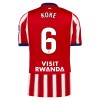 Atlético Madrid Koke 6 Matchtröjor Hemma Fotbollströja 2026-27 Atlético Madrid Koke 6 Matchtröjor Hemma Fotbollströja 2026-27