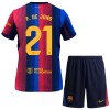 FC Barcelona F. De Jong 21 Matchtröjor Barn Hemma Fotbollströja 2026-27